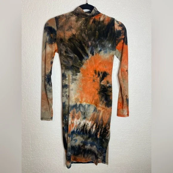 Fashion Nova | Dresses | Tie Dye Turtleneck Dress | Poshmark